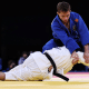Michel Augusto em ação contra japonês no judô dos Jogos Olímpicos de Paris-2024. Judô, Grand Slam de Tbilisi