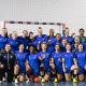 Jogadoras da Seleção Brasileira de handebol feminino (Leoas) em Paris