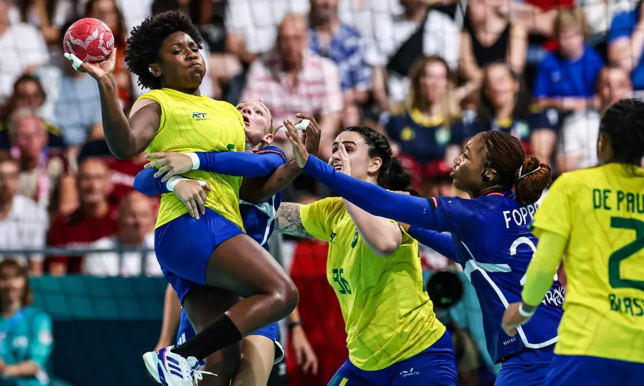 Brasil França handebol feminino seleção brasileira de handebol feminino paris Mariana