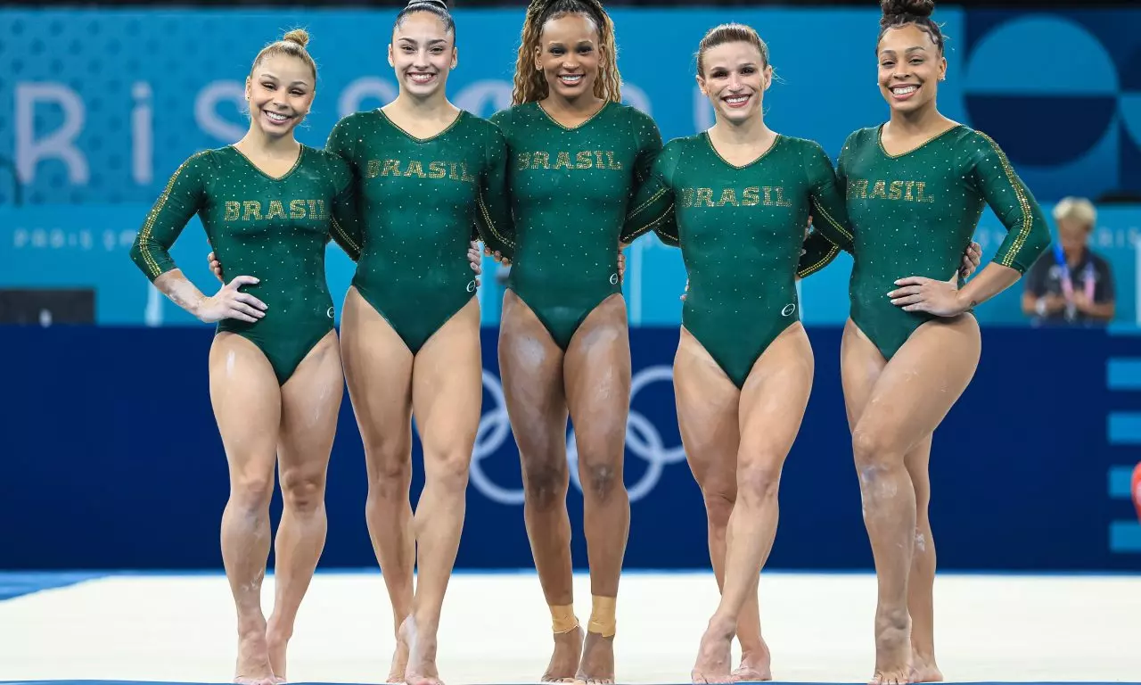 seleção brasileira de ginástica artística rebeca andrade flavia saraiva paris olimpíada jogos olímpicos de paris 2024