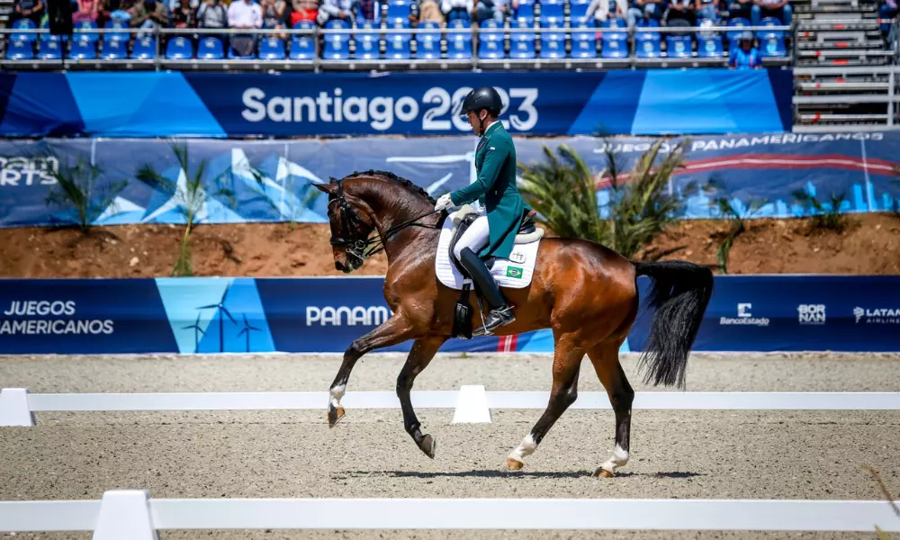 João Victor Oliva e Feel Good V.O. irão competir no hipismo adestramento em Paris-2024