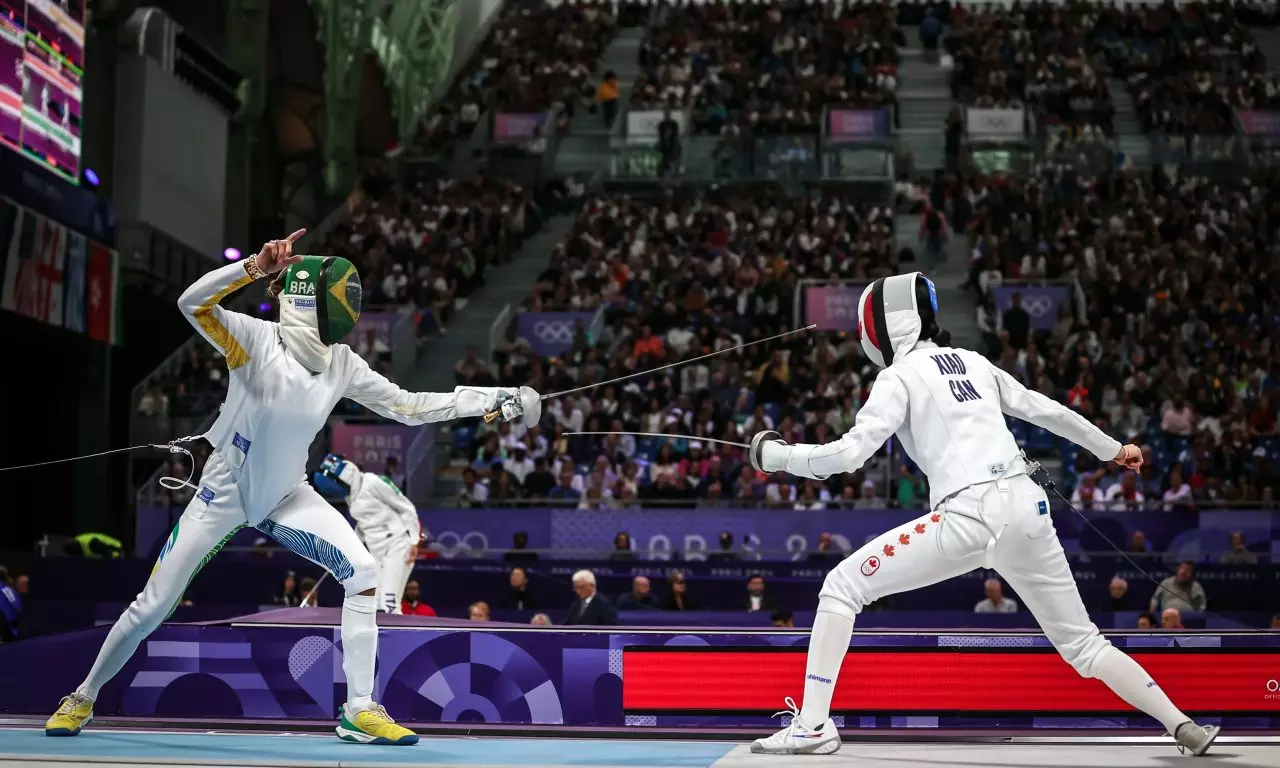 Nathalie Moellhausen esgrima espada feminina Paris Jogos Olímpicos de Paris 2024