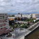 Vista Panorâmica da Vila dos Atletas dos Jogos Olímpicos de Paris do topo do prédio do Time Brasil