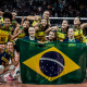 Fofinhas do Brasil comemoram mais uma vitória no Mundial sub-17 de vôlei feminino, agora contra o Canadá