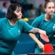 Bruna Alexandre e Danielle Rauen estão nas semifinais do tênis de mesa nos Jogos Paralímpicos de Paris-2024