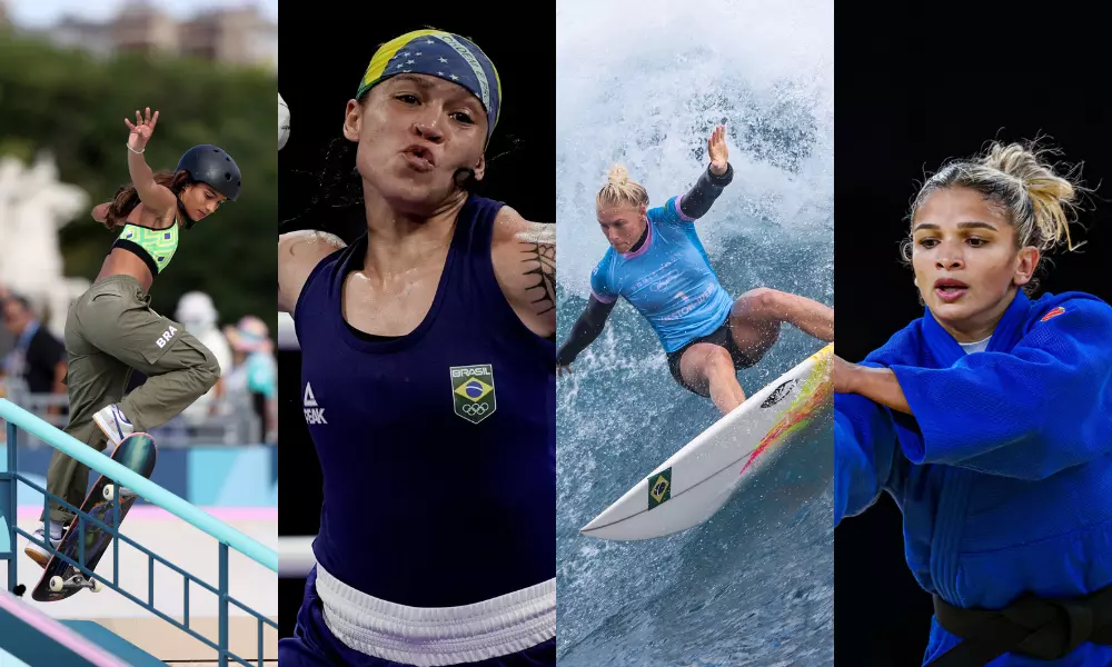 Rayssa Leal Beatriz Ferreira Tatiana Weston-Webb LArissa Pimenta Foto: Gaspar Nobrega, Alexandre Loureiro, Wander Roberto, Willian Lucas/COB