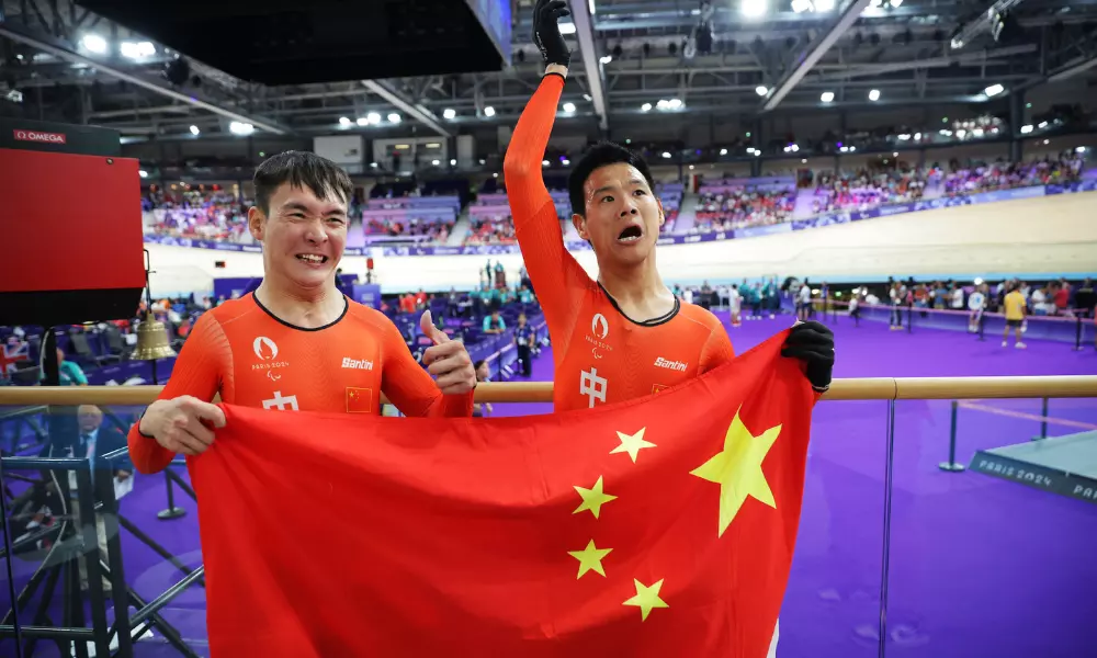 China com dobradinha no ciclismo de pista dos Jogos Paralímpicos de Paris-2024; Holanda