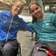 Cátia Oliveira e Joyce Oliveira são amigas dentro e fora da mesa