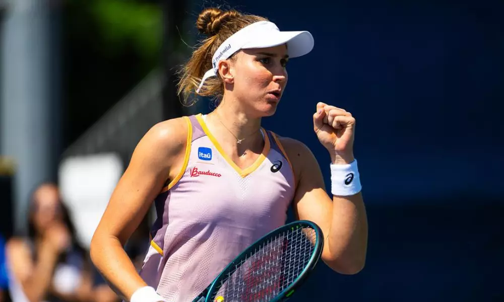 Bia Haddad. Australian Open, Laura Siegemund, Pedro Dietrich, dupla
