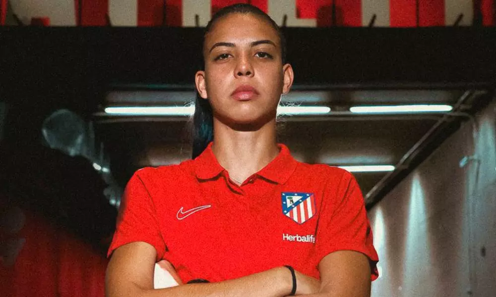 Lauren, brasileira que reforça o Atlético de Madrid na temporada 2024/2025 (Divulgação/Atlético de Madrid)