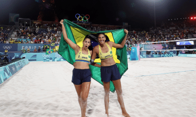Ana Patrícia e Duda, finalistas no vôlei de praia feminino nos Jogos Olímpicos de Paris-2024 (Gaspar Nóbrega/COB)