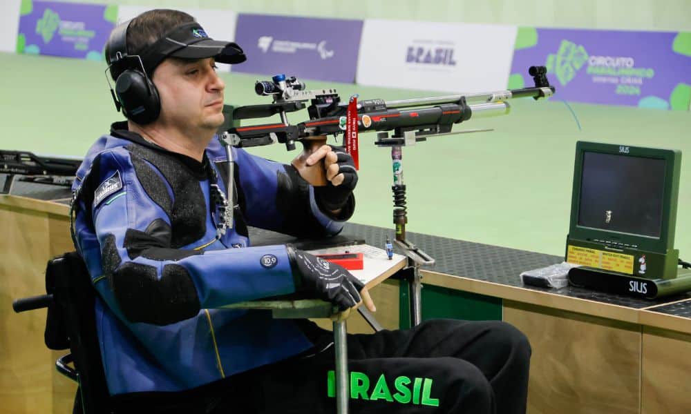Em Paris-2024, Alexandre Galgani vai disputar pela terceira vez o tiro esportivo nos Jogos Paralímpicos tiro esportivo paralímpico