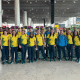seleção brasileira de goalball no embarque para a paralimpíada de paris-2024