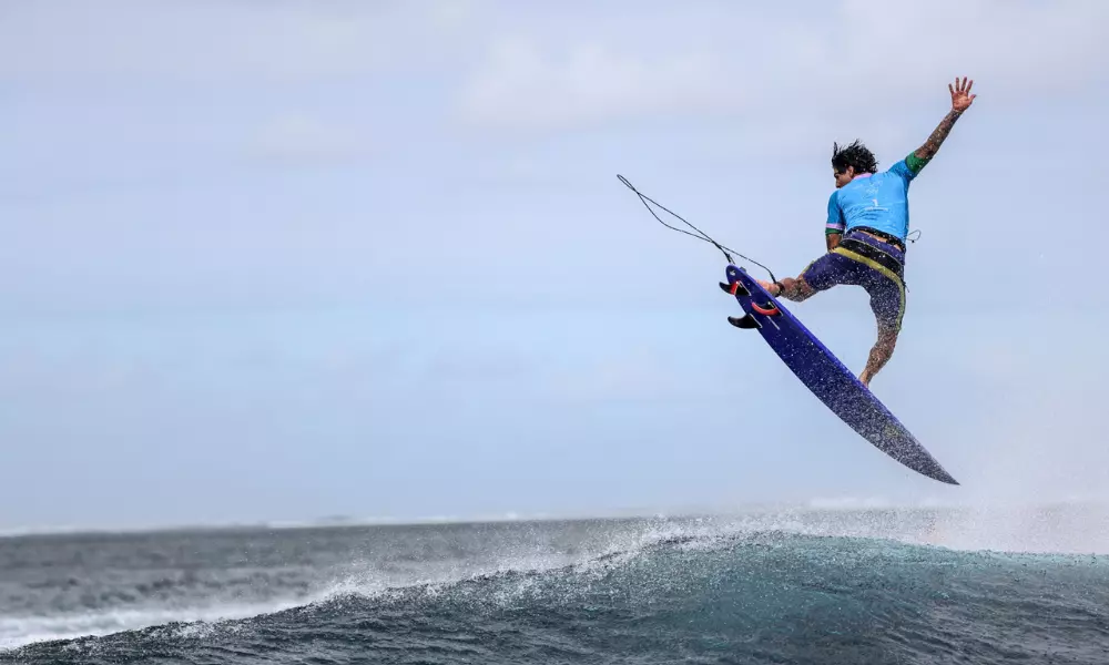 Gabriel Medina no surfe dos Jogos Olímpicos de Paris-2024