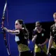 Ana Luiza Caetano tiro com arco Paris 2024 Jogos Olímpicos Olimpíada Marcus D'Almeida duplas mistas torcida