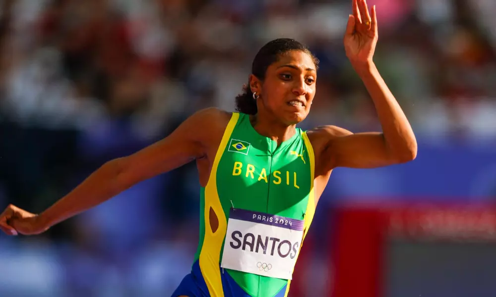 Gabriele Sousa competiu no salto triplo nos Jogos Olímpicos Paris-2024