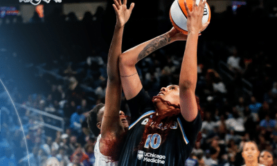 Kamilla Cardoso no duelo entre Chicago Skye e Phoenix Mercury na WNBA
