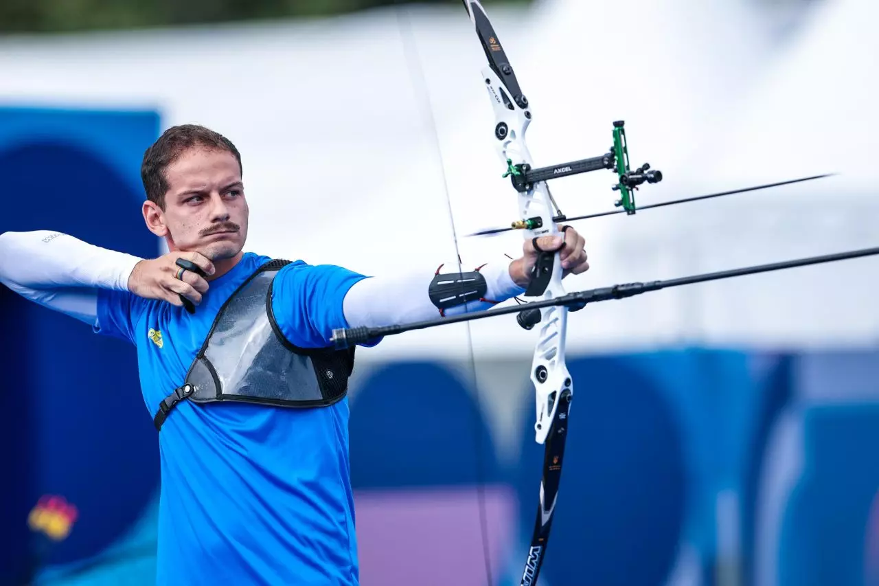 Marcus D'Almeida tiro com arco Paris 2024 Jogos Olímpicos Olimpíada Kim Woojin Jogos Olímpicos Olimpíada