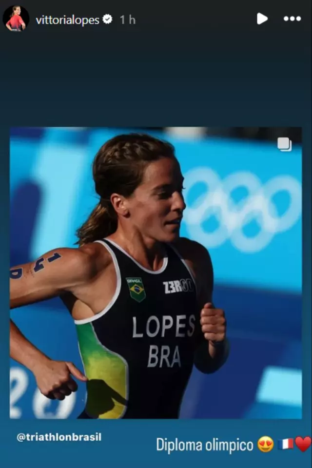 Vittoria Lopes triatlo revezamento paris 2024 Brasil Olimpíada Jogos Olímpicos