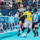Ricardinho durante duelo entre Brasil e Argentina na semifinal do futebol de cegos em paris-2024 paralimpíada