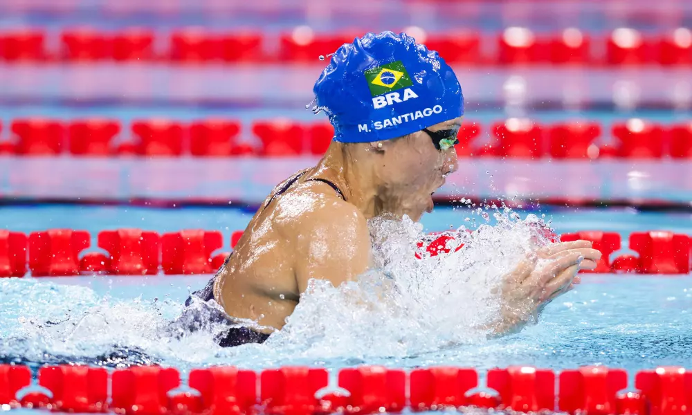 Carol Santiago 100m peito natação paralímpica Brasil Lignano Sabbiadoro World Series de natação paralímpica