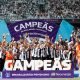 Corinthians comemora a vitória sobre o São Paulo e a conquista do sexto título de campeão brasileiro de futebol feminino quarto melhor time do mundo
