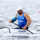 Igor Tofalini em ação na paracanoagem dos Jogos Paralímpicos de Paris-2024 Copa Brasil de paracanoagem curitiba