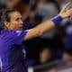 Na imagem, Marta regendo a comemoração da torcida do Orlando Pride.