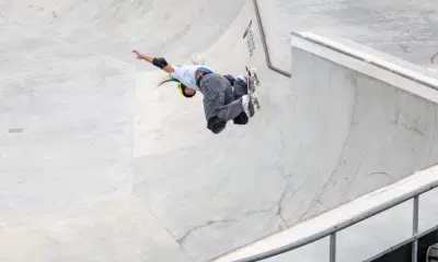 Raicca Ventura, que esteve na Copa do Mundo, fazendo manobra no Mundial de skate park; ela teve melhor nota das quartas e avançou junto com Yndiara Asp e Fernanda Tonissi, stu pro tour rio de janeiro, skate park