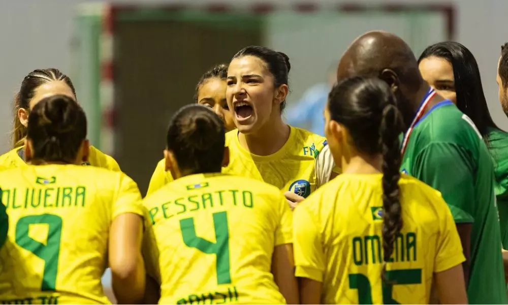 time feminino no Sul-Centro Americano sub-16 de handebol