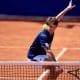 Thiago Wild durante o Challenger de Lisboa