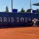 Daniel Rodrigues em ação em Roland Garros durante os Jogos Paralímpicos de Paris - Foto: Pedro Suaide