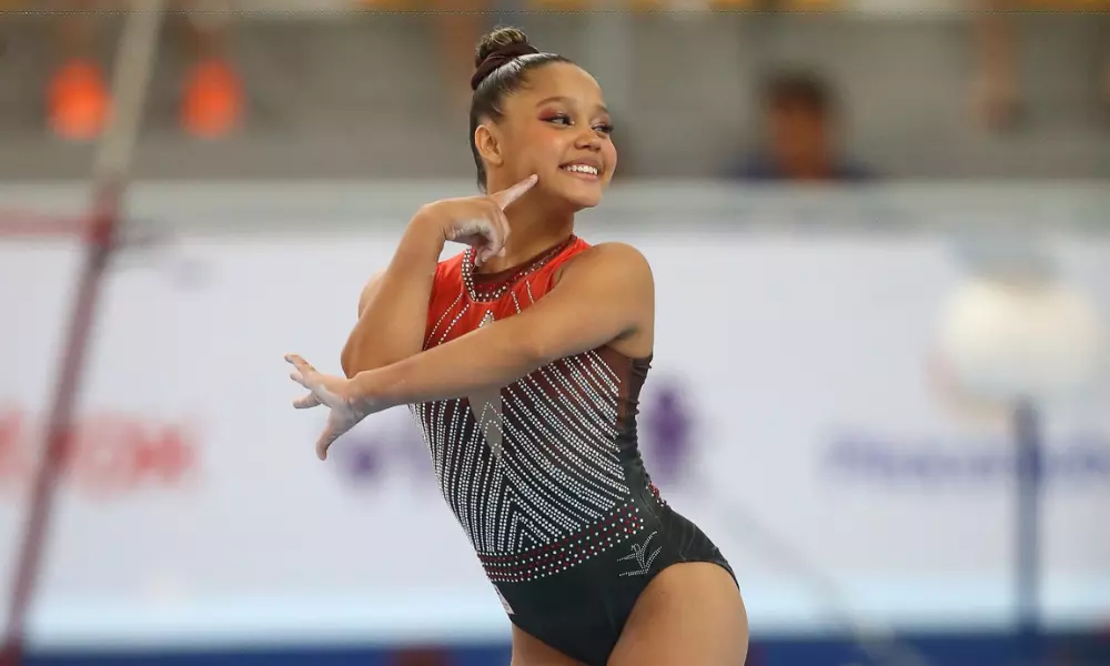 Hellen Vitória Silva no Brasileiro de ginástica artística - All-Around. Ela vai competir no Troféu Jesolo 2025