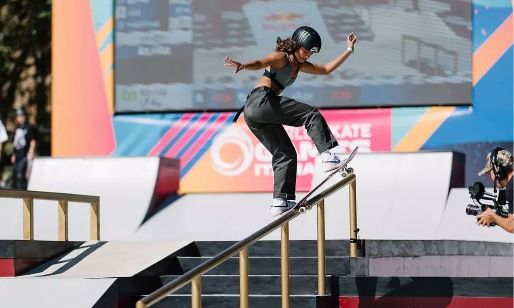 Rayssa Leal no Mundial de Skate Street