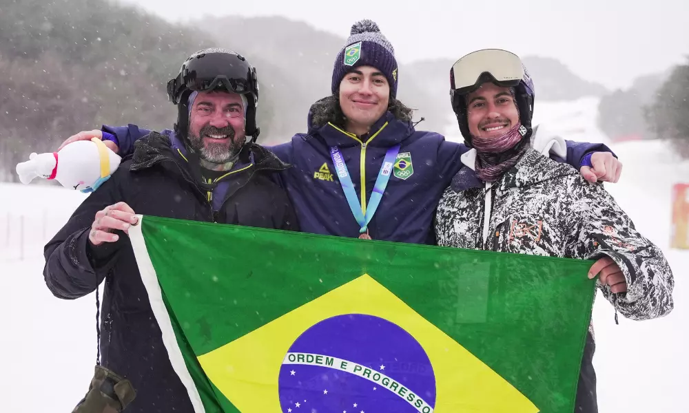 Zion e Noah Bethonico em Gangwon-2024