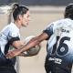 Comemoração de Gabi Zanotti em um dos gols do Corinthians na goleada pela Libertadores Feminina (Staff Images/CONMEBOL)