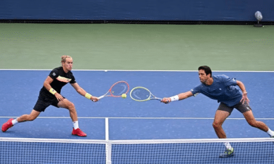 Rafael Matos e Marcelo Melo, dupla brasileira no ATP 500 de Viena (Andrew Ong/USTA)