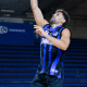 Raulzinho durante treino no Pinheiros em apresentação. Ele jogará o NBB após oito anos na NBA