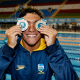 Stephan Steverink na natação do Sul-Americano de Esportes Aquáticos