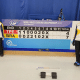 Equipe do Brasil após o jogo contra Taiwan no Mundial de equipes mistas de curling na Escócia