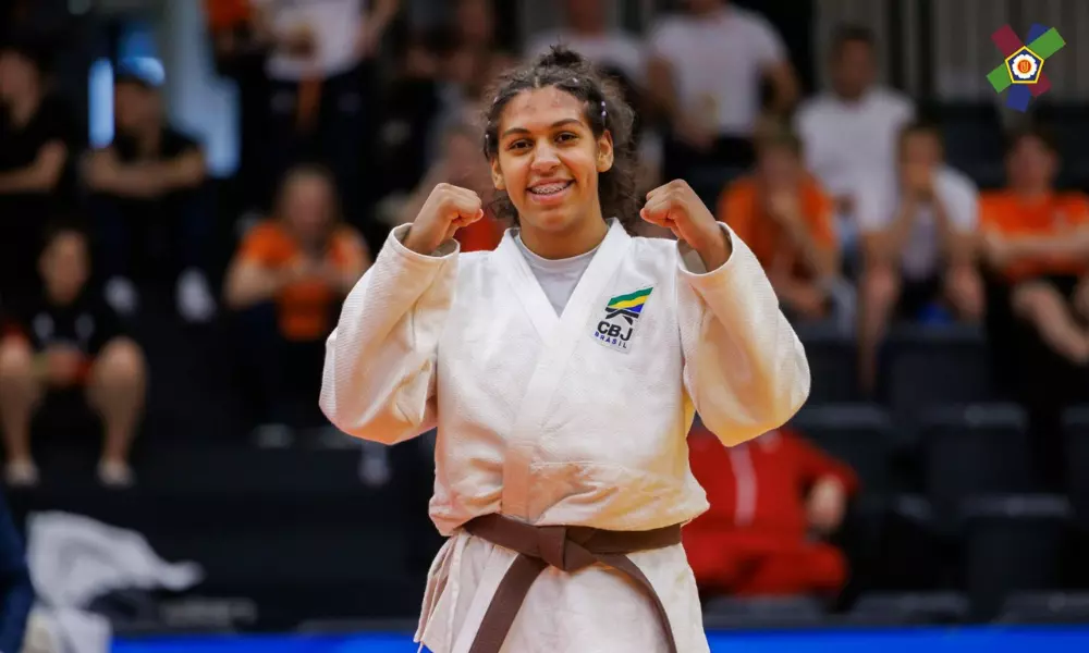 Dandara Camilo no Mundial Júnior de judô