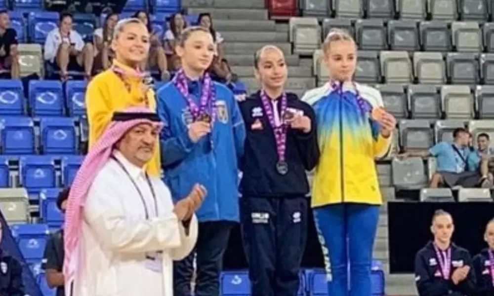 Novo pódio do Gymnasiade com Duda Montesino em segundo lugar