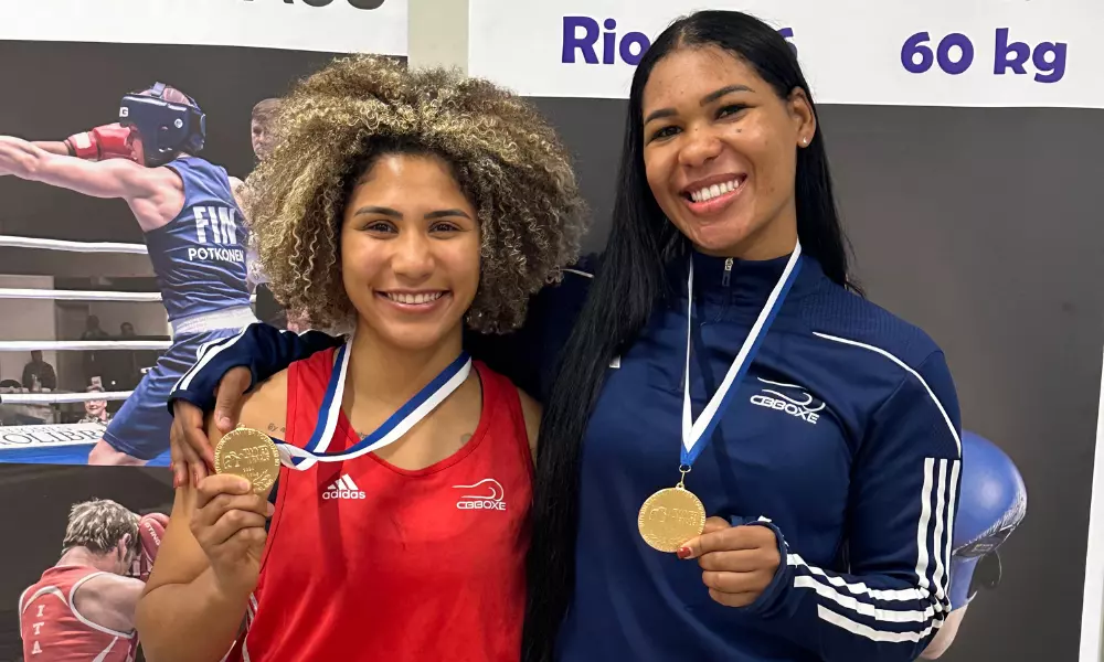 Rebeca Lima e Viviane Pereira ganharam o ouro para o Brasil no Tammer Tournament de boxe