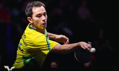 Hugo Calderano WTT Champions Frankfurt tênis de mesa