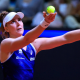 Bia Haddad em quadra pela Billie Jean King Cup (Luiz Candido/CBT), brasil
