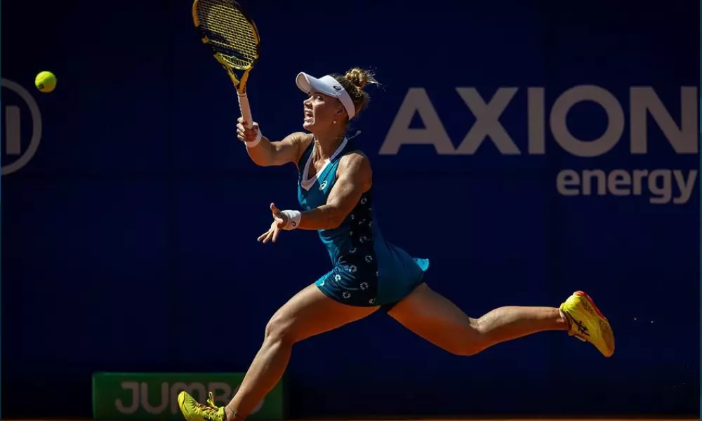 Laura Pigossi em partida do WTA 125 de Buenos Aires (Sergio Llamera/IEB+ Argentina Open WTA)