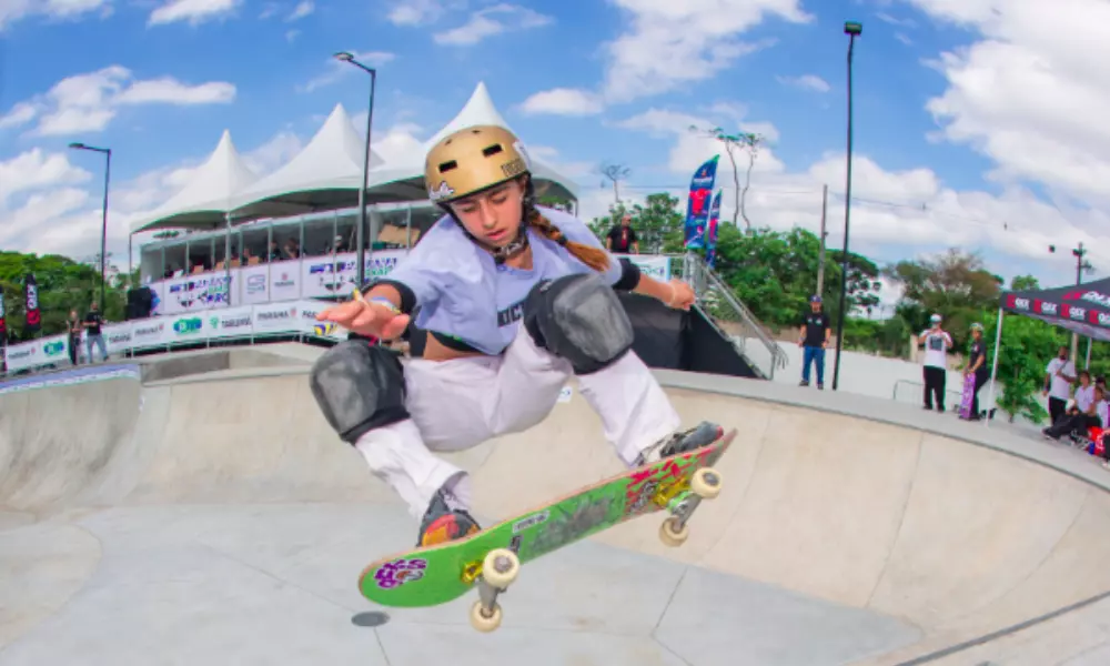 Fernanda Galdino no Paraná Skate Pro
