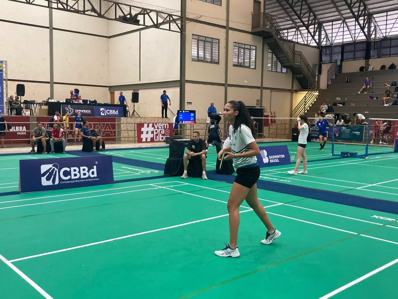 Maria Julia Nascimento, uma das atletas garantidas na semifinal em Palmas (Victor Fardin/CBBd)