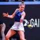 Bia Haddad Maia no jogo contra Argentina nos playoffs da Billie Jean King Cup
