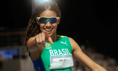 Hakelly de Souza vence os 100m no Sul-Americano Sub-18 (Foto: Sebastian Lasquera/Atletismo Sul-Americano)